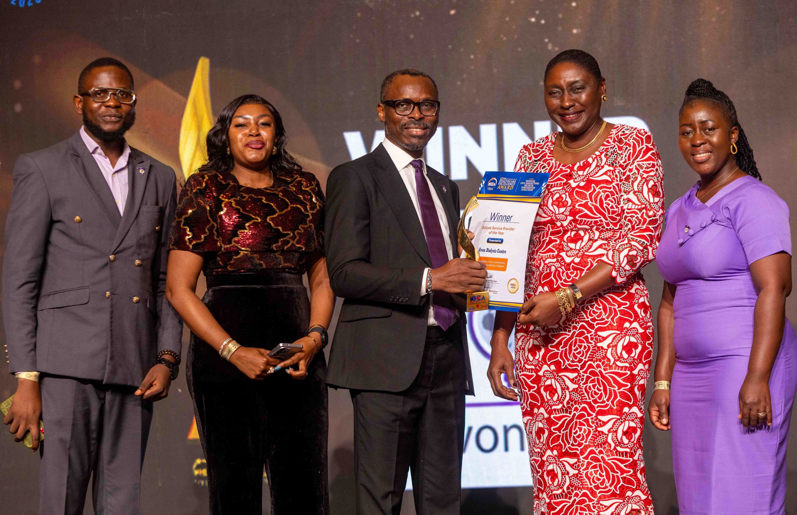 Avon Dialysis Centre Wins Dialysis Service Provider of the Year at the 2026 Nigerian Healthcare Excellence Awards